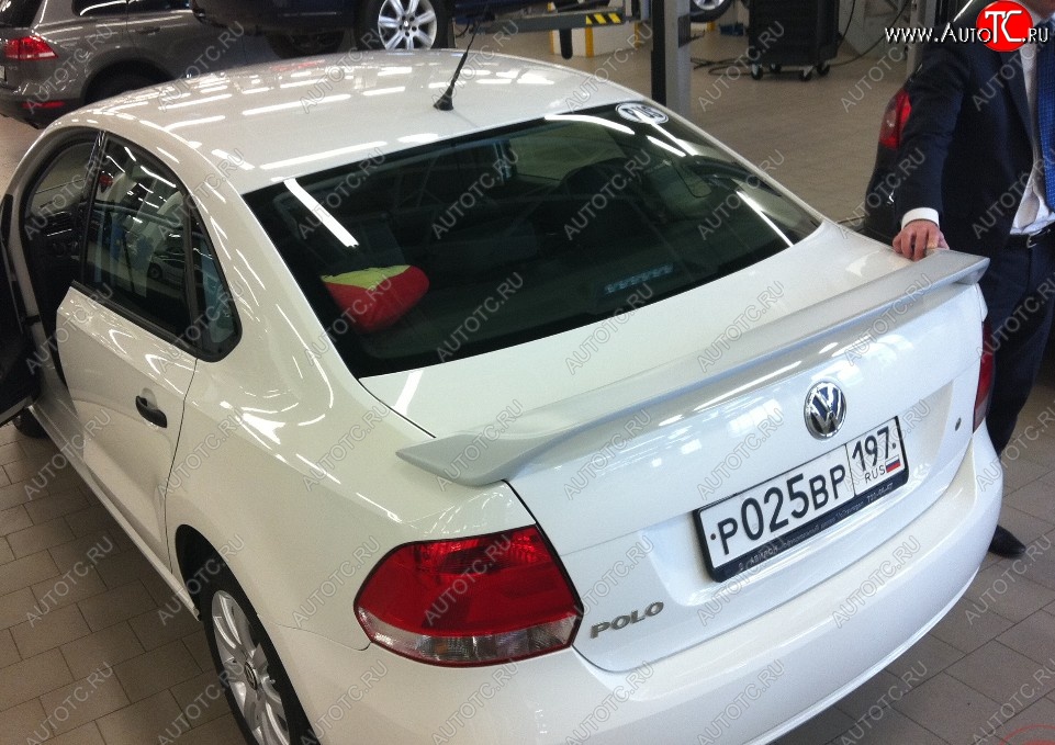 4 999 р. Спойлер Sport  Volkswagen Polo  5 (2009-2020) (Неокрашенный)
