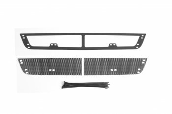 1 979 р. Защитная сетка решетки переднего бампера RA  Volkswagen Polo  5 (2009-2015). Увеличить фотографию 4