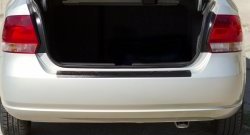 1 099 р. Защитная накладка на задний бампер RA  Volkswagen Polo  5 (2009-2015). Увеличить фотографию 3
