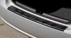 1 099 р. Защитная накладка на задний бампер RA Volkswagen Polo 5 хэтчбек дорестайлинг (2009-2015). Увеличить фотографию 1