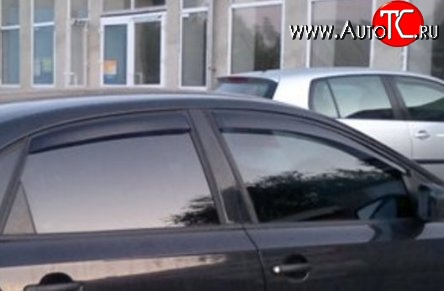1 849 р. Комплект дефлекторов окон SkyLine Volkswagen Polo 5 хэтчбек рестайлинг (2015-2020)