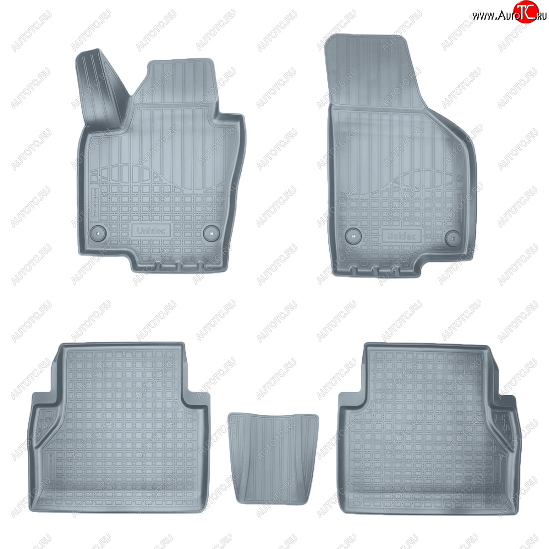 2 759 р. Коврики салона Norplast Unidec  Volkswagen Sharan  MK2,7N (2010-2015) (серые)