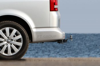 12 699 р. Фаркоп Petroil Tuning (съемный квадрат) Volkswagen Caravelle T5 рестайлинг (2009-2015) (Без заглушки ). Увеличить фотографию 2