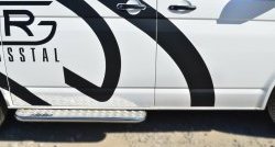 13 849 р. Широкая защита порогов Russtal  Volkswagen Transporter  T6 (2015-2019). Увеличить фотографию 4