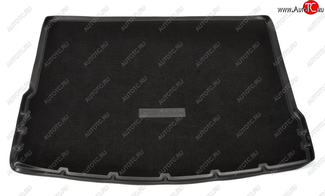 2 789 р. Комбинированый коврик с повышенной износостойкостью в багажник Unidec (полиуретан, текстиль)  Volkswagen Tiguan  Mk2 (2016-2022) (Черный)