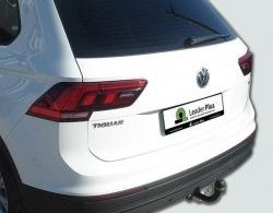 6 999 р. Фаркоп Лидер Плюс. Volkswagen Tiguan Mk2 дорестайлинг (2016-2020) (Без электропакета). Увеличить фотографию 3