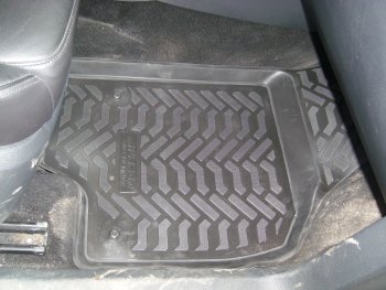 1 439 р. Коврики салона Aileron (3D с подпятником)  Volkswagen Tiguan  NF (2006-2017). Увеличить фотографию 2