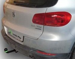 6 999 р. Фаркоп Лидер Плюс 2  Skoda Yeti (2009-2013), Volkswagen Tiguan  NF (2006-2011) (Без электропакета). Увеличить фотографию 7