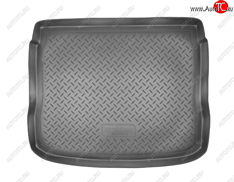 1 599 р. Коврик в багажник Norplast Unidec  Volkswagen Tiguan  NF (2011-2017) (Цвет: черный)