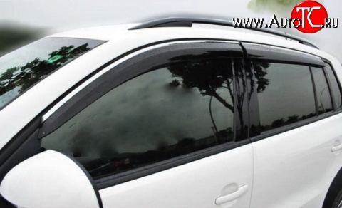 2 759 р. Дефлекторы окон (ветровики) Novline 4 шт  Volkswagen Tiguan  NF (2006-2011)