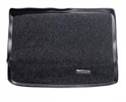 Коврик в багажник Aileron (полиуретан, покрытие Soft) Volkswagen Tiguan NF дорестайлинг (2006-2011)