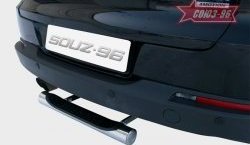 15 569 р. Защита заднего бампера с проступью Souz-96 (d76)  Volkswagen Tiguan  NF (2011-2017). Увеличить фотографию 1