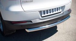 17 599 р. Одинарная защита заднего бампера из трубы диаметром 63 мм (Sport & Style) Russtal Volkswagen Tiguan NF рестайлинг (2011-2017). Увеличить фотографию 3