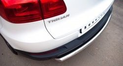13 999 р. Одинарная защита заднего бампера из трубы диаметром 63 мм (Track & Field) Russtal Volkswagen Tiguan NF рестайлинг (2011-2017). Увеличить фотографию 3