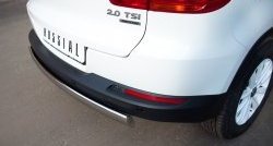 13 299 р. Защита заднего бампера (Ø75x42 мм, нержавейка) Russtal Volkswagen Tiguan NF рестайлинг (2011-2017). Увеличить фотографию 4
