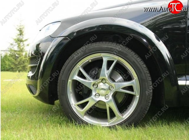 9 649 р. Накладки на колёсные арки CT Volkswagen Touareg GP рестайлинг (2006-2010) (Неокрашенные)