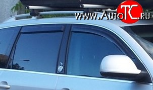 999 р. Комплект дефлекторов окон (ветровиков) 4 шт. Russtal Volkswagen Touareg GP дорестайлинг (2002-2007)