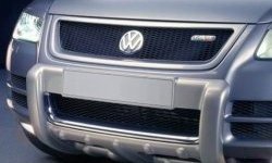 2 749 р. Решётка радиатора Sport Volkswagen Touareg GP рестайлинг (2006-2010) (Неокрашенная). Увеличить фотографию 1