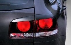 1 299 р. Реснички на фонари CT Volkswagen Touareg GP рестайлинг (2006-2010) (Неокрашенные). Увеличить фотографию 1