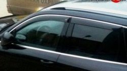 999 р. Комплект дефлекторов окон (ветровиков) 4 шт. Russtal  Volkswagen Touareg  NF (2010-2014). Увеличить фотографию 1