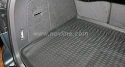 1 649 р. Коврик в багажник (с 2-х зонным климат-контролем) Element (полиуретан)  Volkswagen Touareg  NF (2010-2014). Увеличить фотографию 1