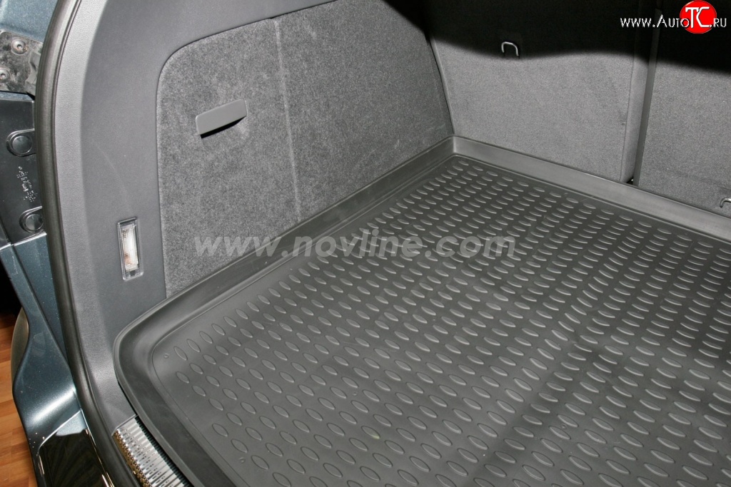 1 649 р. Коврик в багажник (с 2-х зонным климат-контролем) Element (полиуретан)  Volkswagen Touareg  NF (2010-2014)