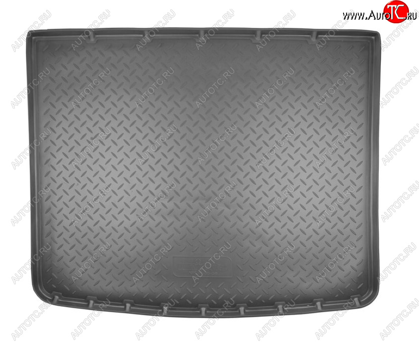 1 789 р. Коврик в багажник Norplast Unidec (2-х зонный климат контроль)  Volkswagen Touareg  NF (2010-2018) (Цвет: черный)