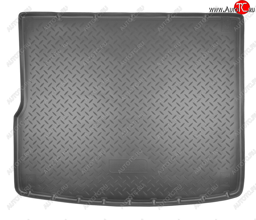 1 789 р. Коврик в багажник Norplast Unidec (4-х зонный климат контроль)  Volkswagen Touareg  NF (2010-2018) (Цвет: черный)