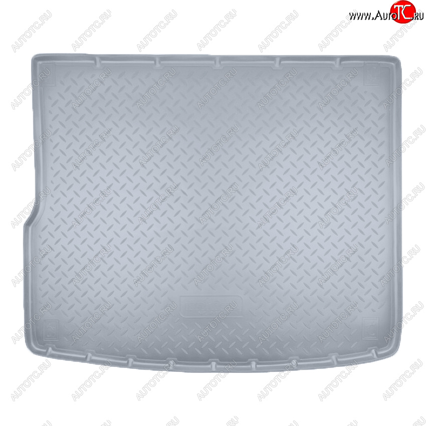 2 199 р. Коврик багажника Norplast Unidec (4-х зонный климат контроль)  Volkswagen Touareg  NF (2010-2018) (Цвет: серый)