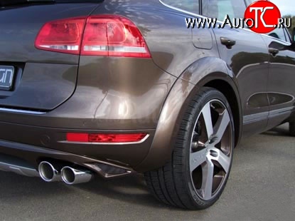 17 299 р. Комплект накладок на колёсные арки Je Design 7P Volkswagen Touareg NF дорестайлинг (2010-2014) (Неокрашенные)