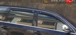 1 799 р. Комплект дефлекторов окон SkyLine  Volkswagen Touareg  NF (2010-2014). Увеличить фотографию 1