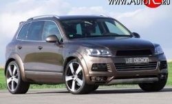 23 049 р. Накладка Je Design на передний бампер 7P Volkswagen Touareg NF дорестайлинг (2010-2014) (Неокрашенная). Увеличить фотографию 3