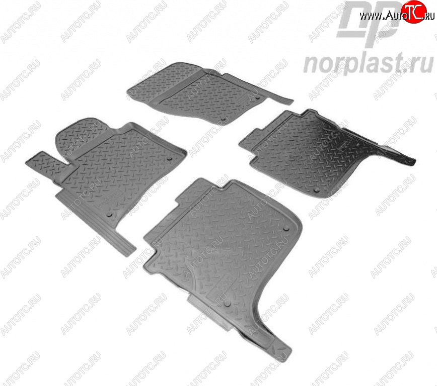 2 289 р. Комплект салонных ковриков Norplast Volkswagen Touareg NF рестайлинг (2014-2018)
