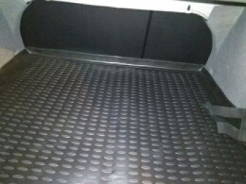1 579 р. Коврик в багажник Element (полиуретан) (седан)  Volvo S40  MS седан (2004-2012) (Черный). Увеличить фотографию 4