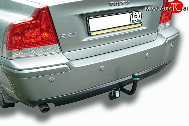 4 499 р. Фаркоп Лидер Плюс Volvo S60 RS,RH седан дорестайлинг (2000-2004) (Без электропакета)